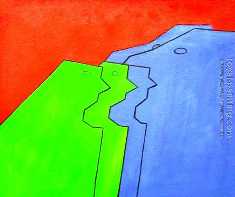 Hand Painted : Modern oil painting Hand Painted : Modern oil painting